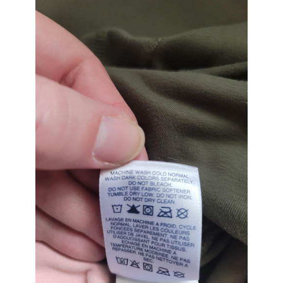 Land's End Leggings Olive size 4-6 with pockets - Picture 8 of 9